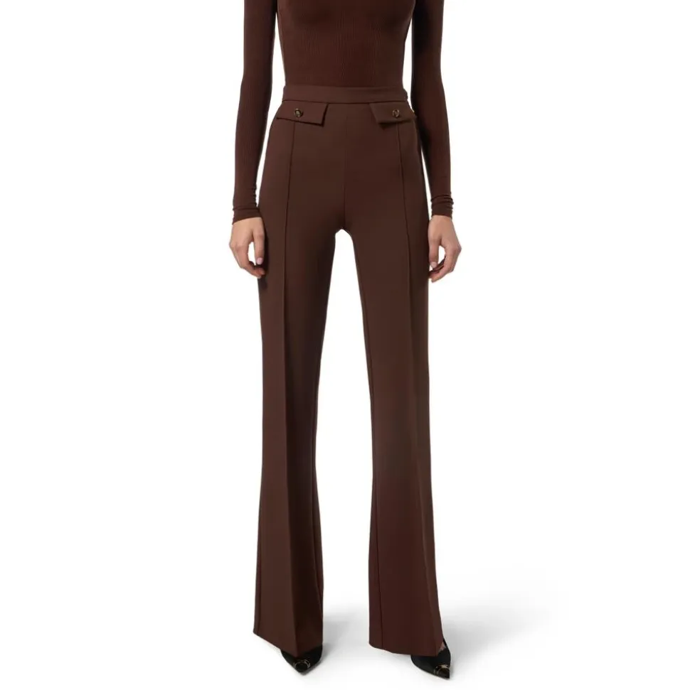 Double Crepe Palazzo Trousers