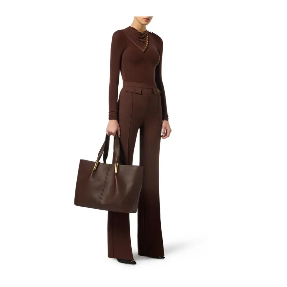 Double Crepe Palazzo Trousers
