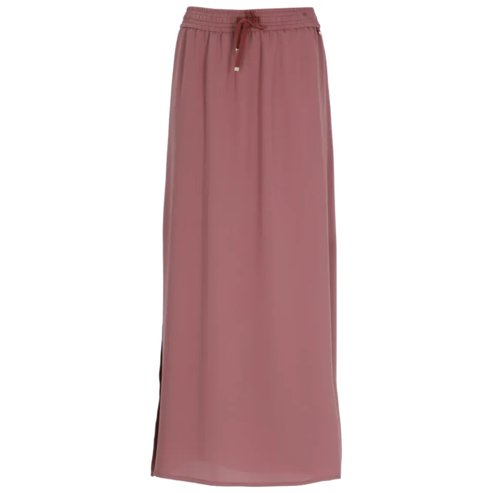 Drawstring Maxi Skirt
