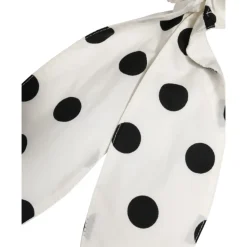 Elastico per capelli con foulard a pois