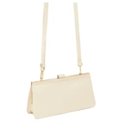 Elegante borsa con telaio in metallo