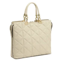 Elegante borsa in pelle trapuntata