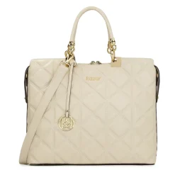 Elegante borsa in pelle trapuntata
