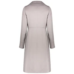 Elegante cappotto lungo grigio sofisticato