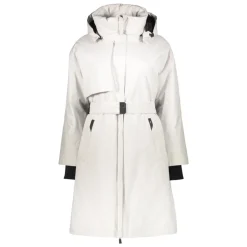 Elegante piumino con cintura