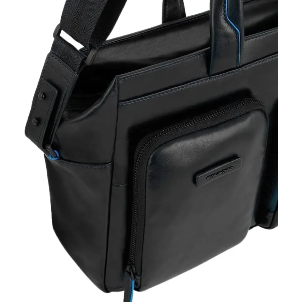 Elegante Portadocumenti in Pelle con Scomparto per Laptop