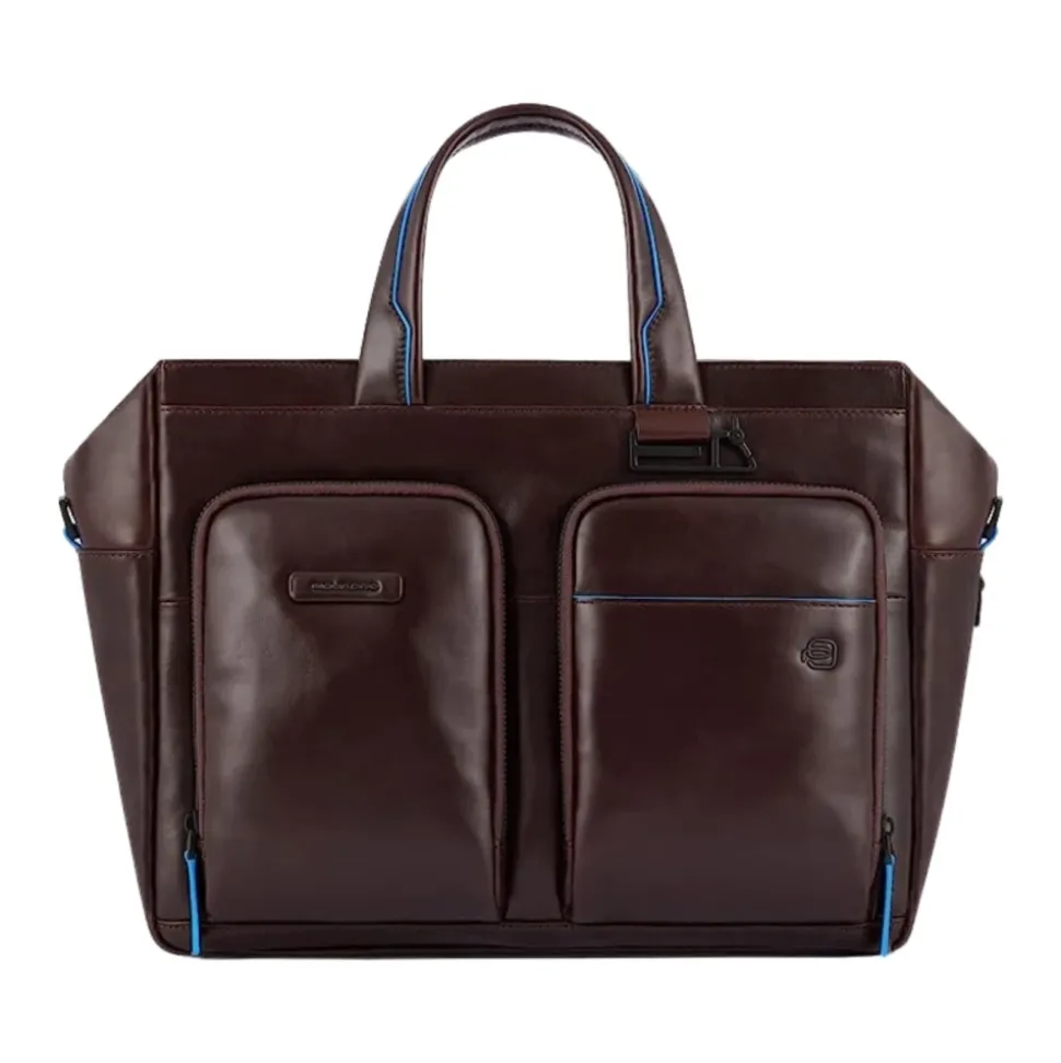 Elegante Portadocumenti in Pelle con Scomparto per Laptop