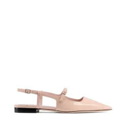 Eleganti Ballerine Flat con Chiusura alla Caviglia