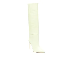 Eleganti Stivaletti Verdi con Tacco Alto