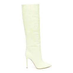 Eleganti Stivaletti Verdi con Tacco Alto