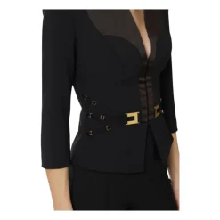 Elisabetta Franchi Jackets Black