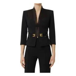Elisabetta Franchi Jackets Black