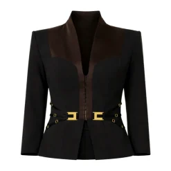 Elisabetta Franchi Jackets Black