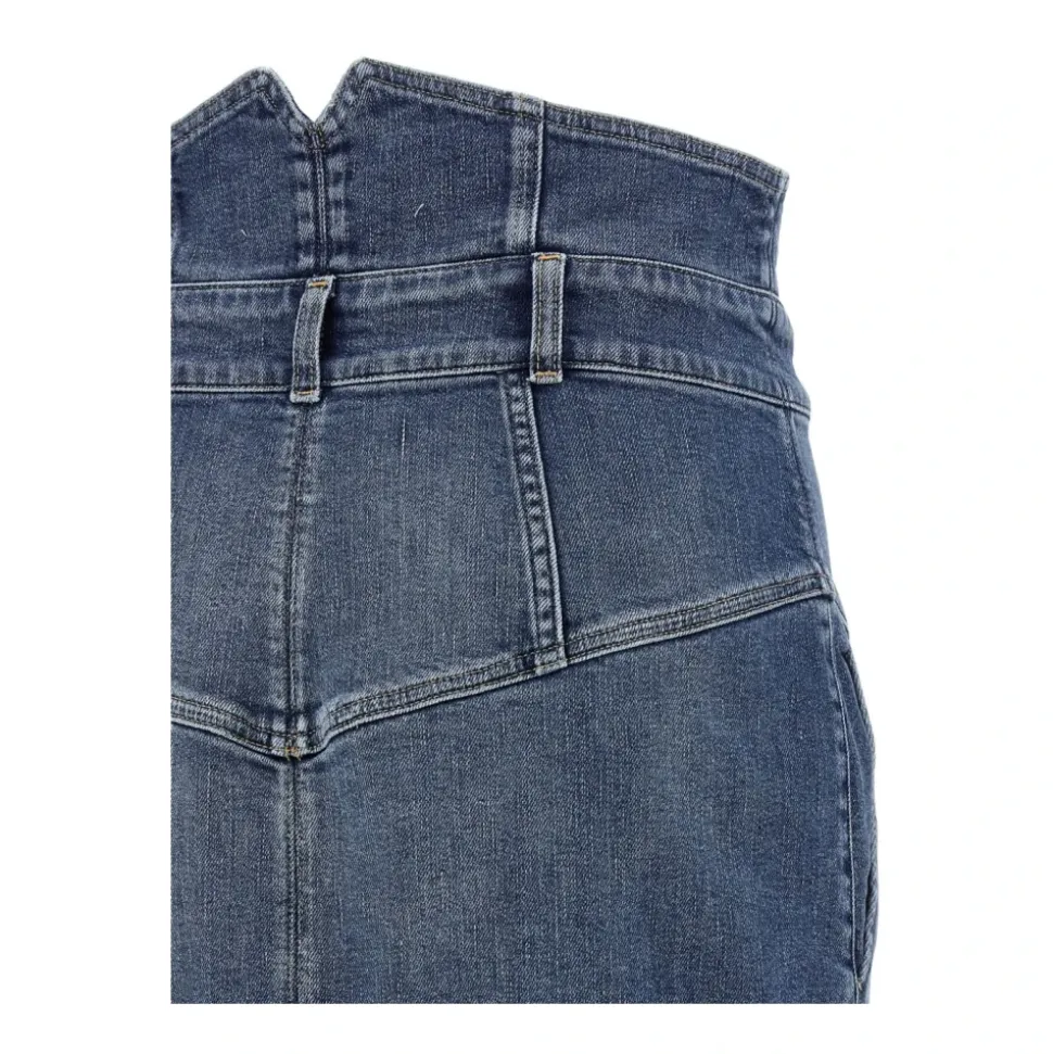 Falda Midi Denim