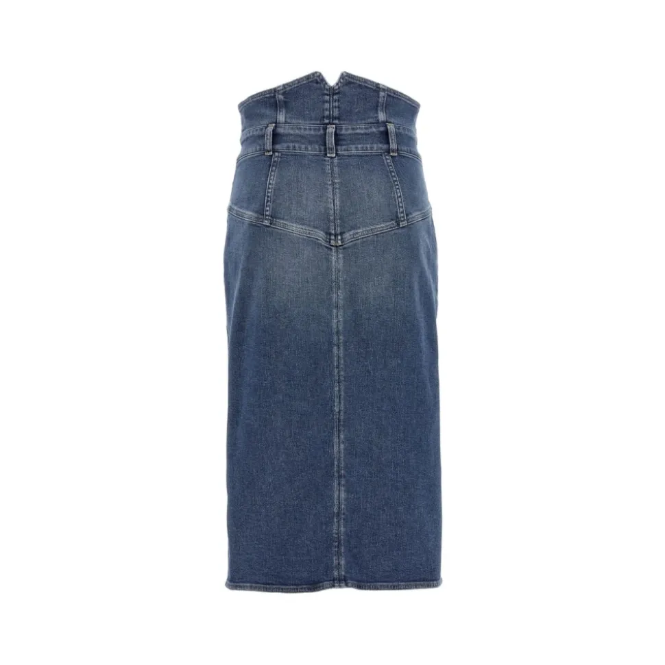 Falda Midi Denim