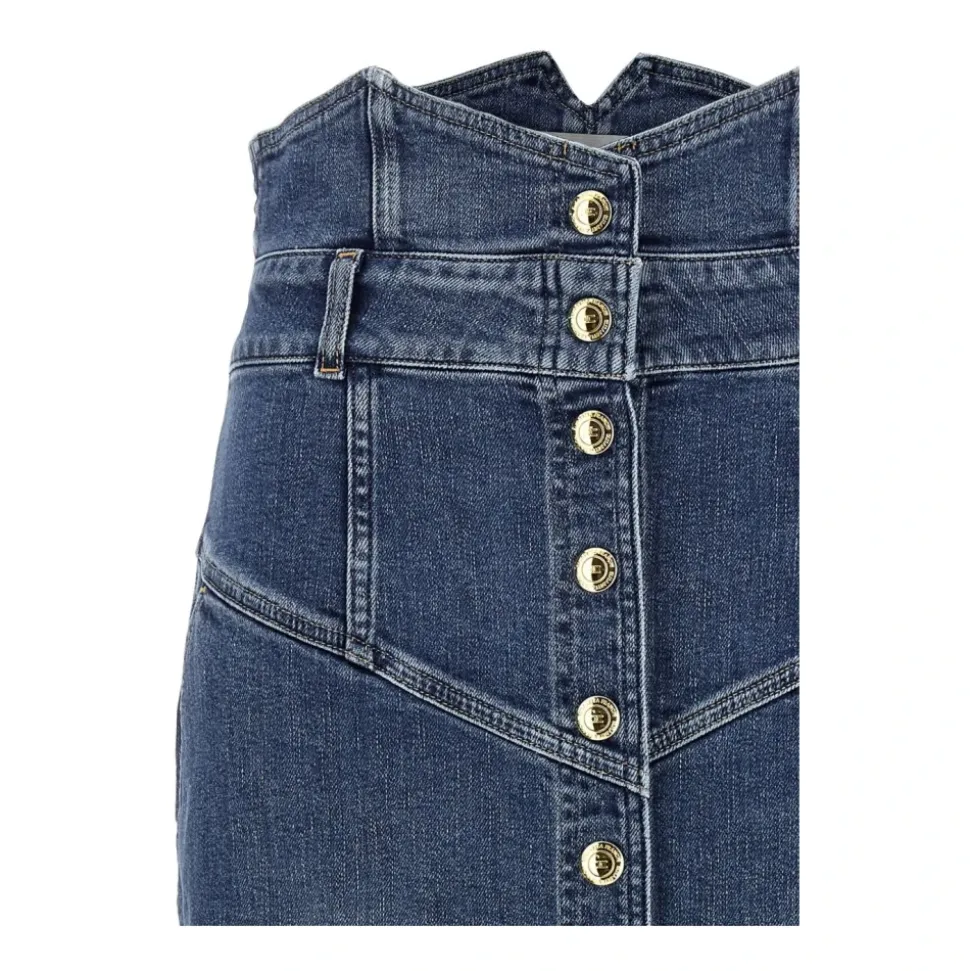 Falda Midi Denim