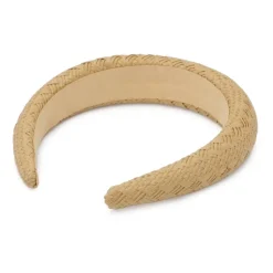 Fascia per capelli in paglia di carta marrone chiaro
