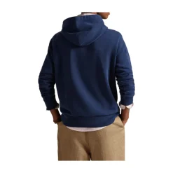 Felpa con Cappuccio Blu AW25