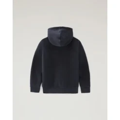 Felpa con cappuccio e zip integrale