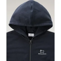 Felpa con cappuccio e zip integrale