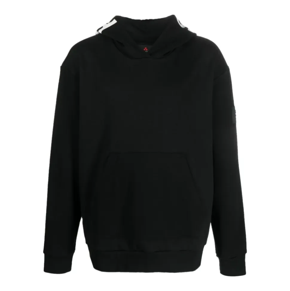 Felpa con Cappuccio in Cotone con Stampa Logo
