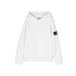 Felpa con cappuccio in cotone con logo Compass