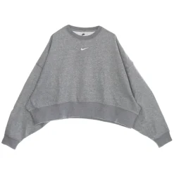 Felpa con collo a girocollo oversize