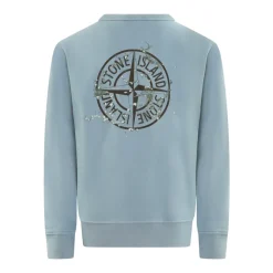Felpa con logo Compass in Blu