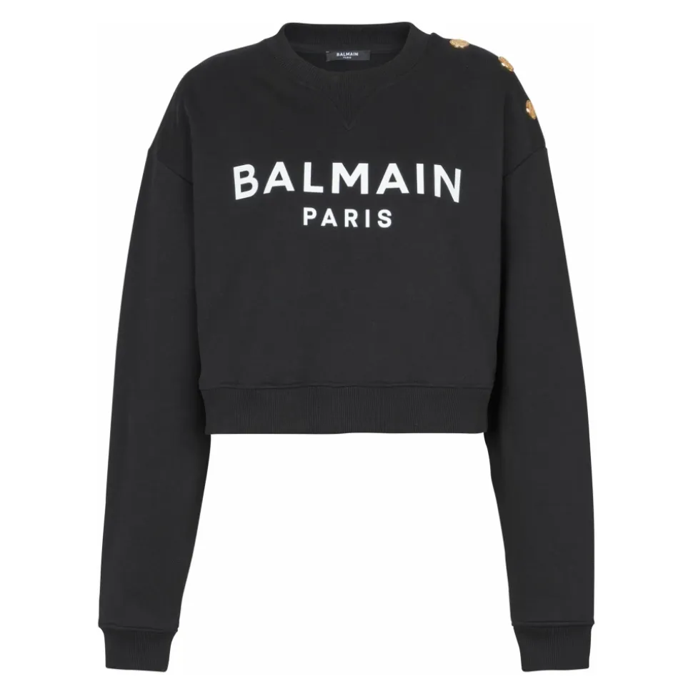 Felpa con stapa Balain Paris