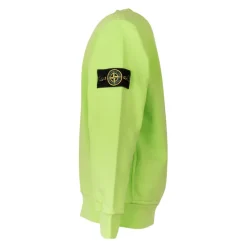 Felpa girocollo con patch logo