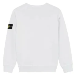 Felpa Girocollo con Patch Logo