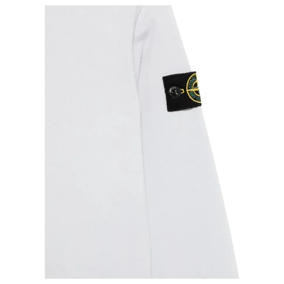 Felpa Girocollo con Patch Logo