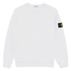 Felpa Girocollo con Patch Logo