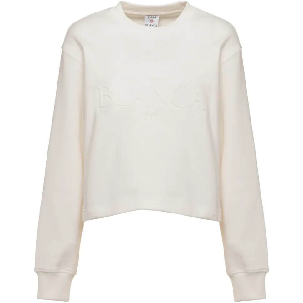 Felpa in misto cotone e cashmere
