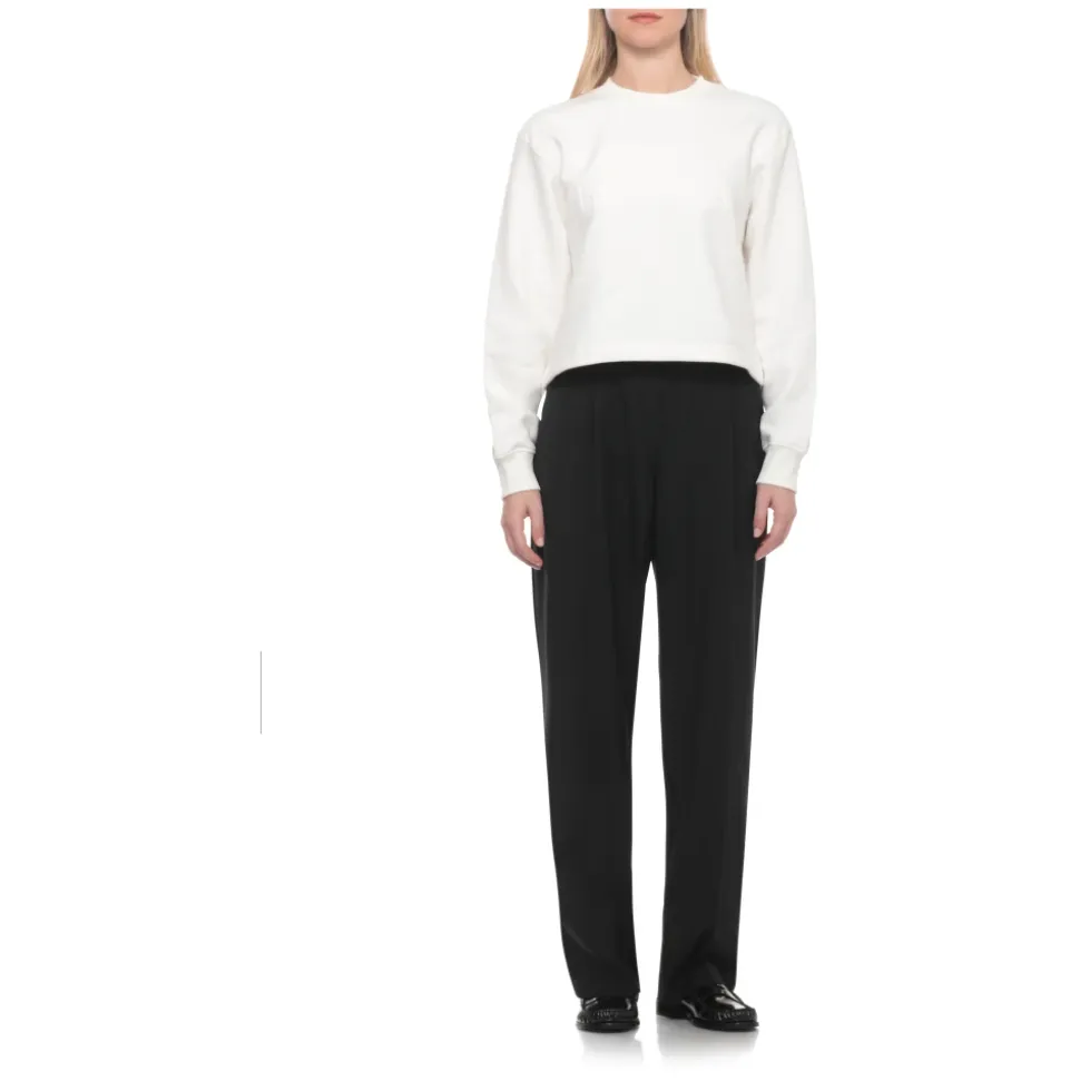 Felpa in misto cotone e cashmere