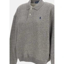 Felpa Polo in Pile