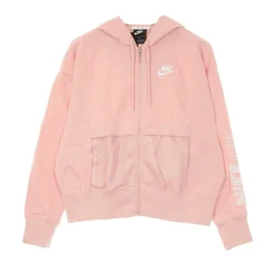 Felpa Zip Rosa Glaze/Bianco Sportswear Air Top Fleece