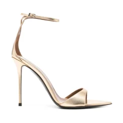 Fibbia Oro Cinturino Caviglia Scarpe Stiletto