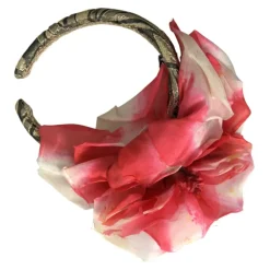 Fiori Applicazione Seta Donna Fascia