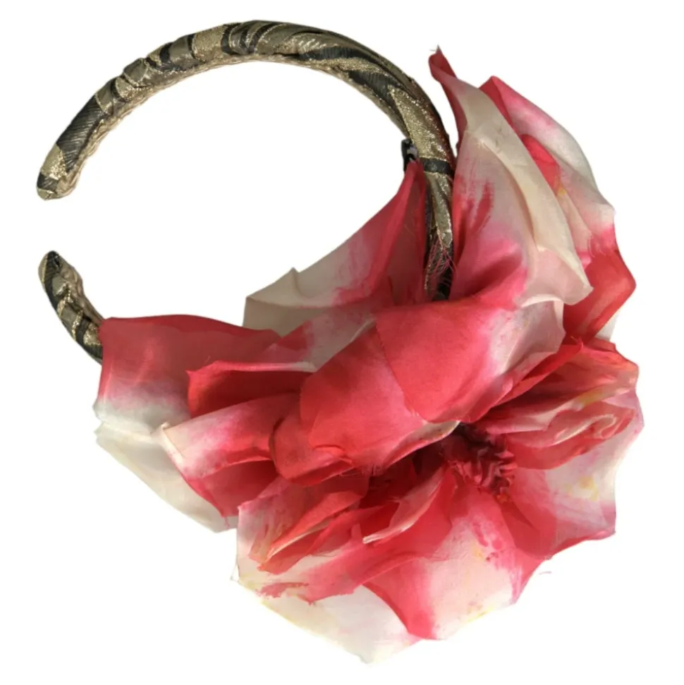 Fiori Applicazione Seta Donna Fascia