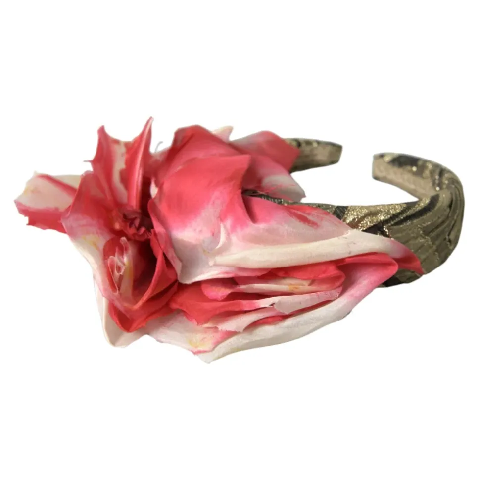Fiori Applicazione Seta Donna Fascia