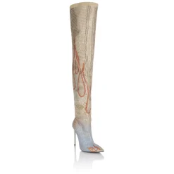 Flame Over-knee Boots
