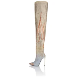 Flame Over-knee Boots