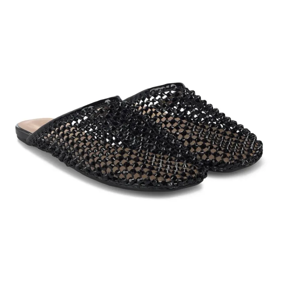 Flat Mule Mesh Sandal