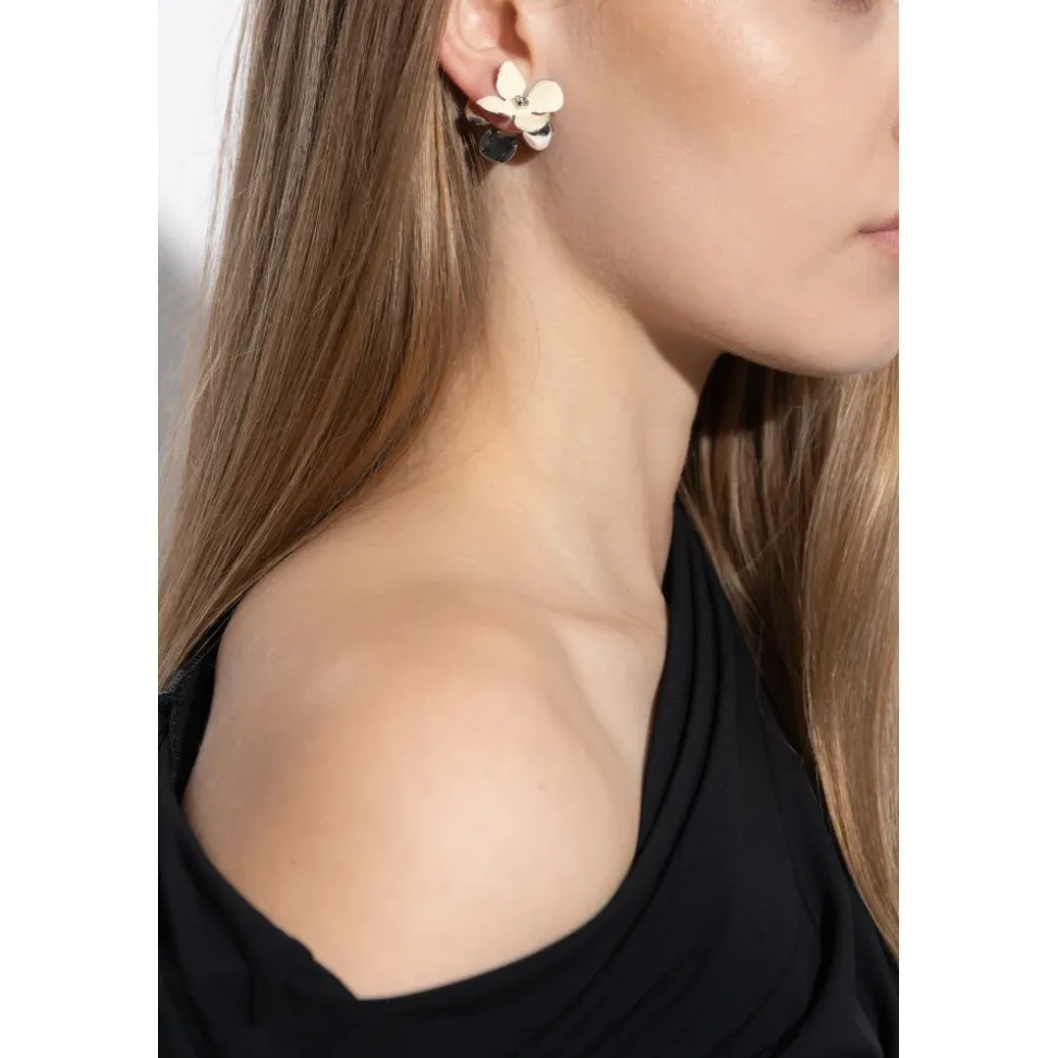 Floral Motif Earrings