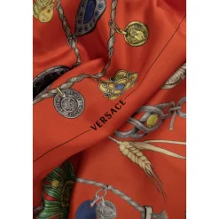 Foulard en Soie Imprimé Bijoux Brisés