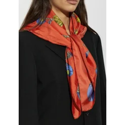 Foulard en Soie Imprimé Bijoux Brisés