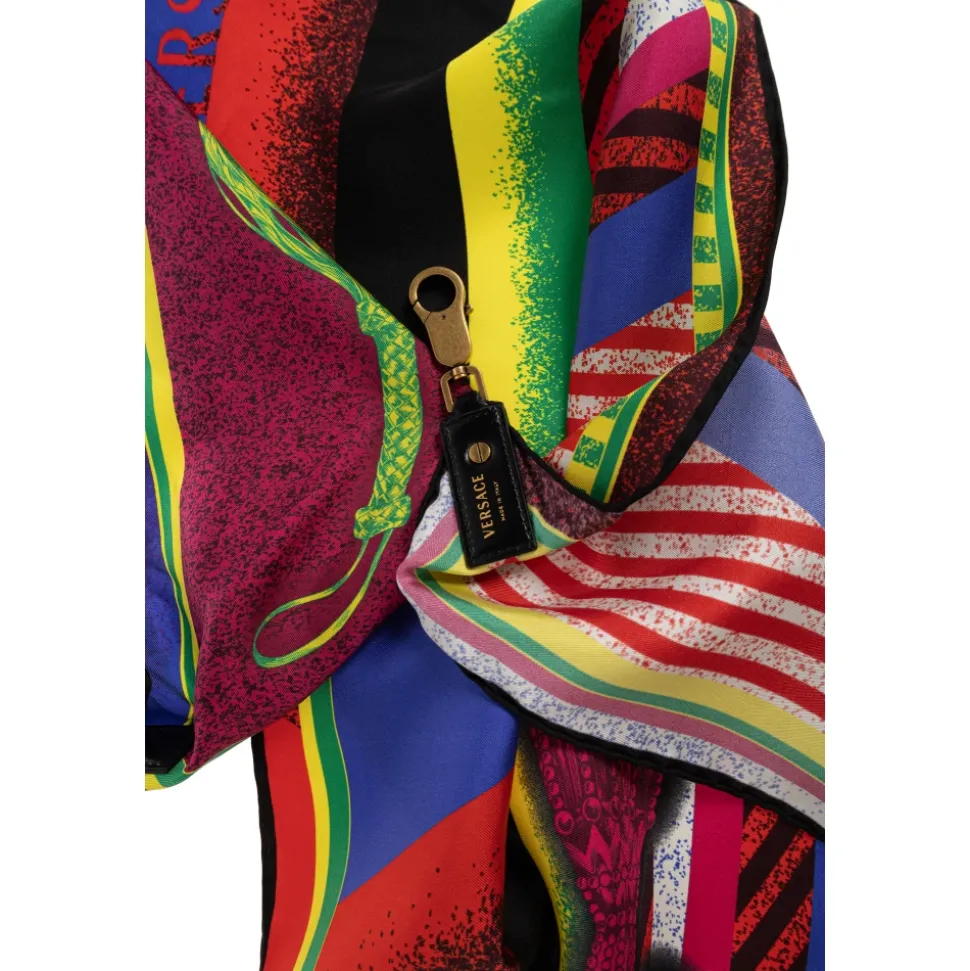 Foulard in Seta Stampato Charm 55 cm