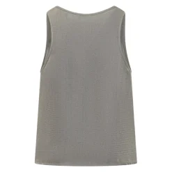 Geometric-motif Tank Top