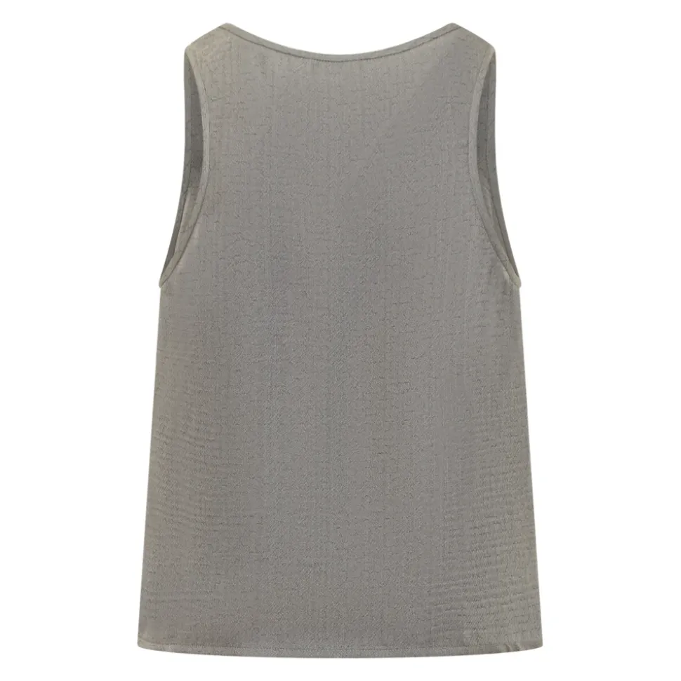 Geometric-motif Tank Top